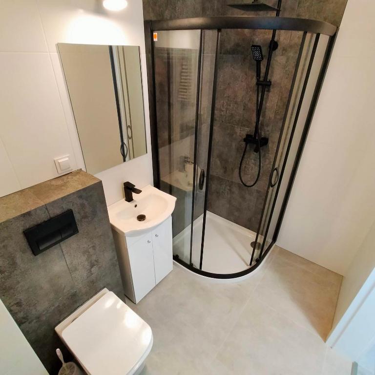 Kúpeľňa v ubytovaní APARTAMENT HELSINKI