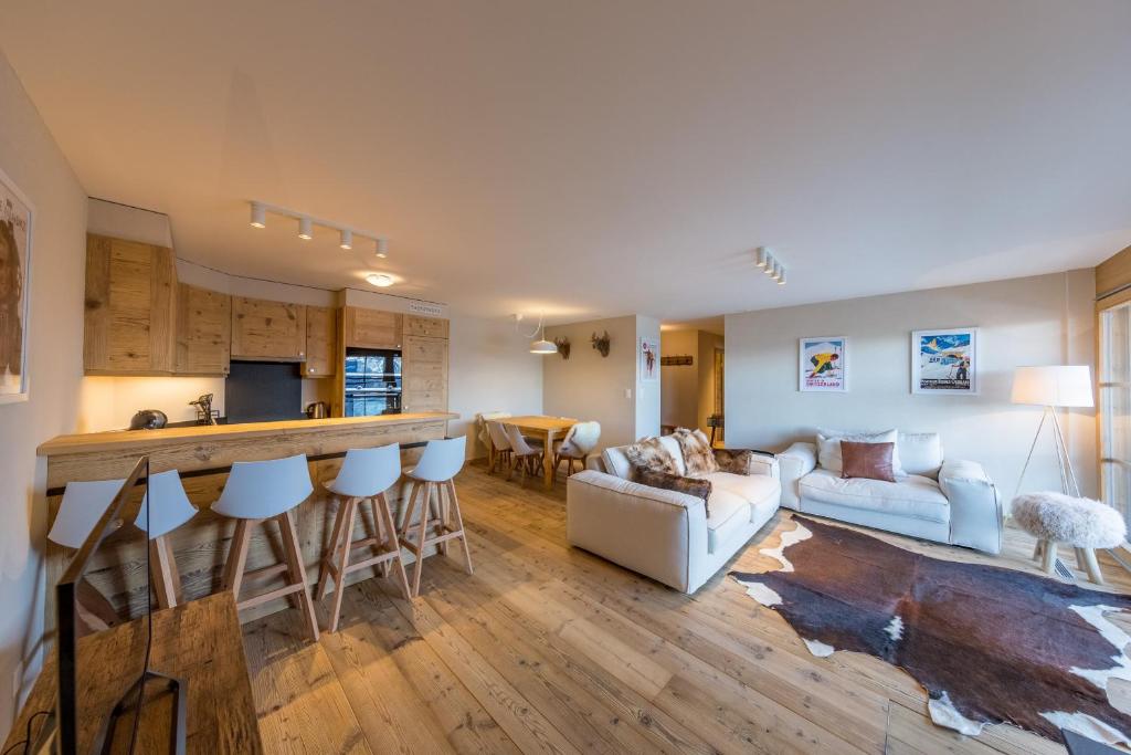 Nendaz 2 bedroom apartment - close ski lift - R27 - Resim 2