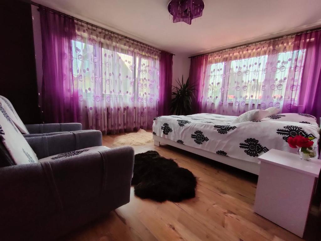 Posteľ alebo postele v izbe v ubytovaní Bajeczny Wypoczynek Apartamenty