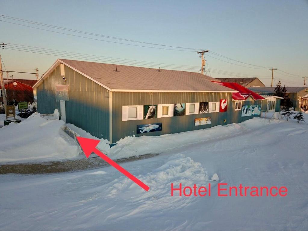 IceBerg Inn v zimě