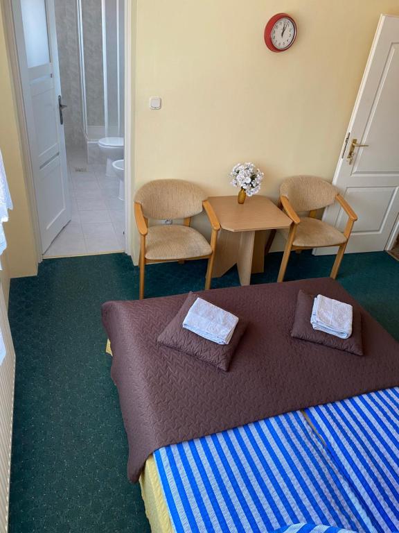 Postel nebo postele na pokoji v ubytování Pokoje Gościnne Białek