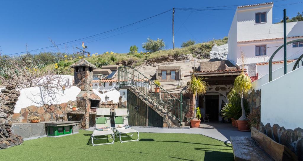 Zahrada ubytování Casa Cueva Las Margaritas