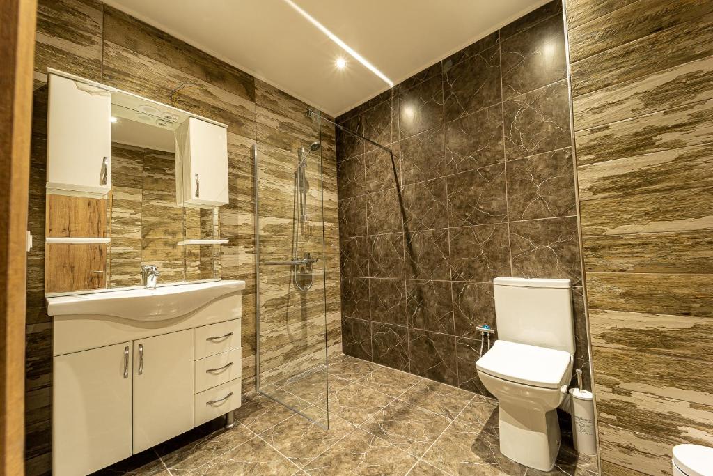 Koupelna v ubytování Hotel Caesar 2