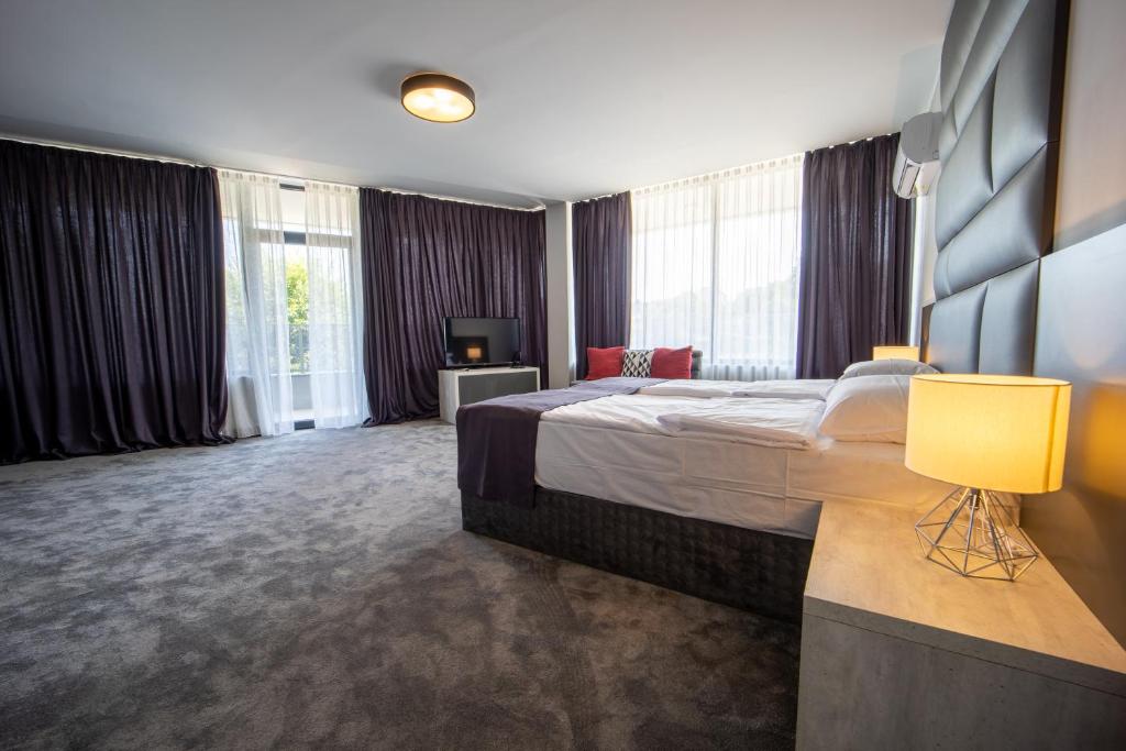 Postel nebo postele na pokoji v ubytování Hotel Caesar 2