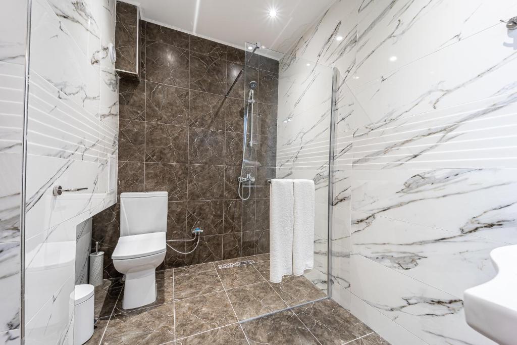 Koupelna v ubytování Hotel Caesar 2