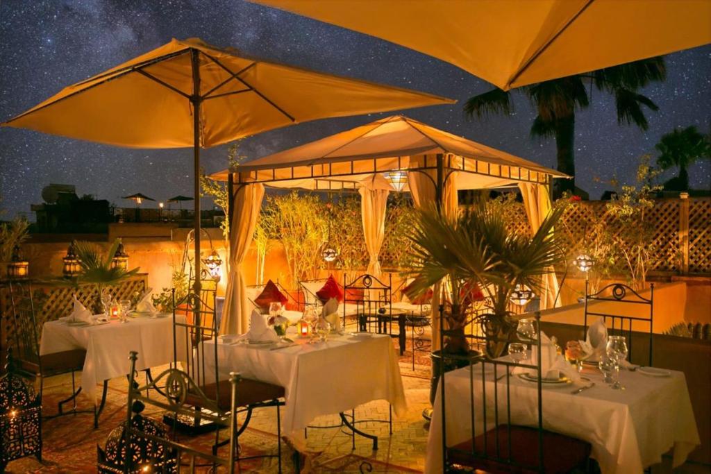 Restaurace v ubytování Arabian Riad Marrakech