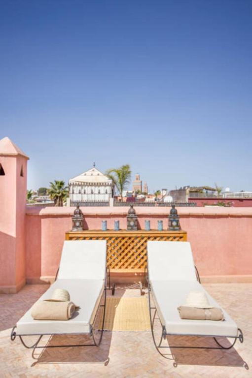 Balkón nebo terasa v ubytování Arabian Riad Marrakech