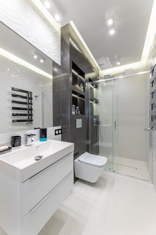 Kúpeľňa v ubytovaní Leo Apartament Delux