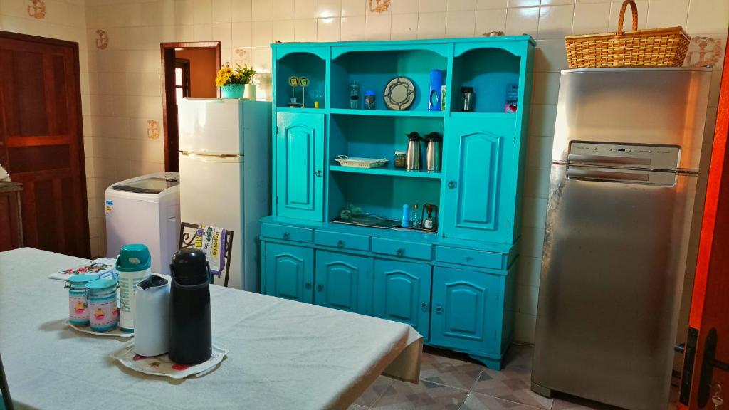 Kuchyň nebo kuchyňský kout v ubytování Varandas do Arraial- Hostel