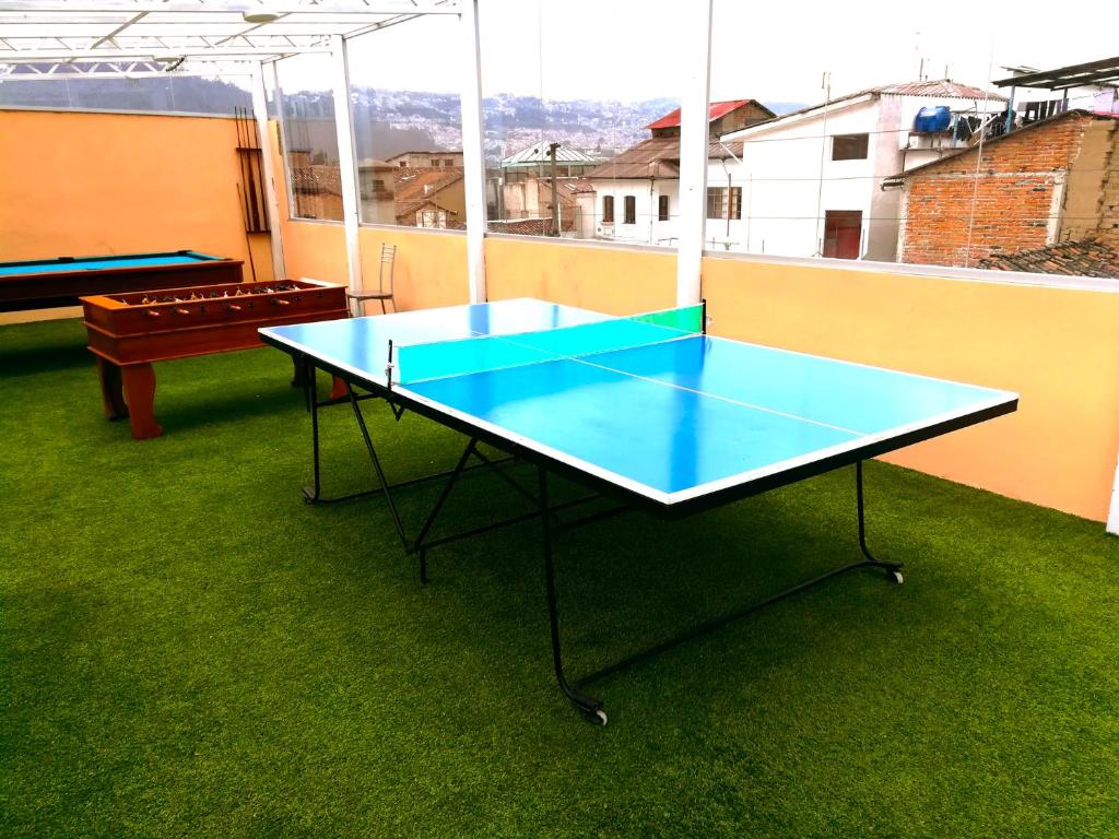 Stolní tenis v ubytování Hostal History nebo okolí