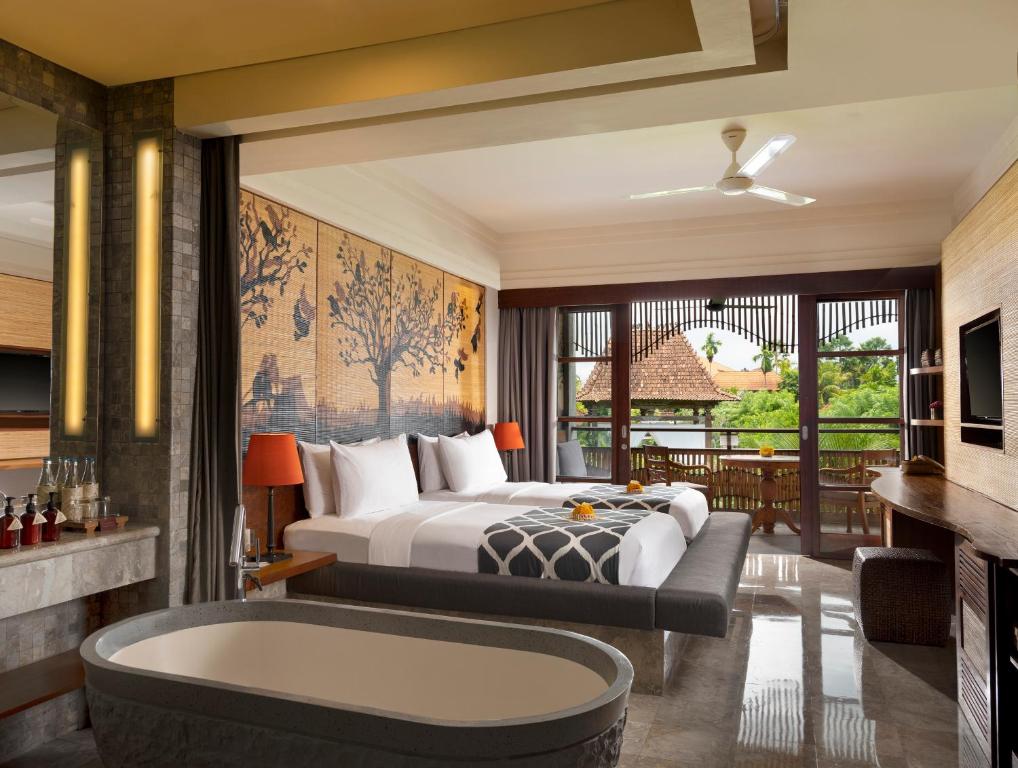 Posezení v ubytování Alaya Resort Ubud