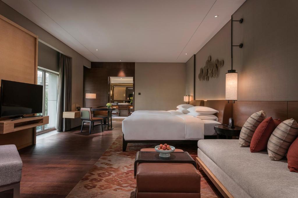TV a/nebo společenská místnost v ubytování Hyatt Regency Xi'an