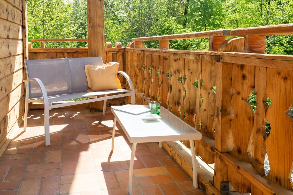 Balkón nebo terasa v ubytování Hotel Försterhof lebe pur, genieße den Tag
