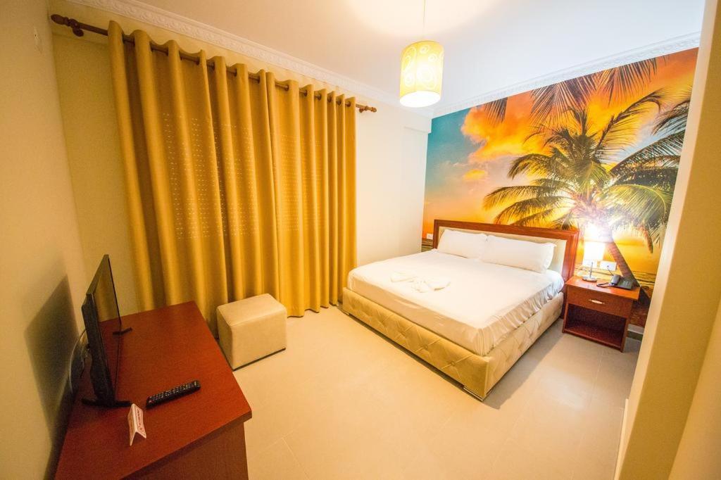 Postel nebo postele na pokoji v ubytování Hotel Summer Stars
