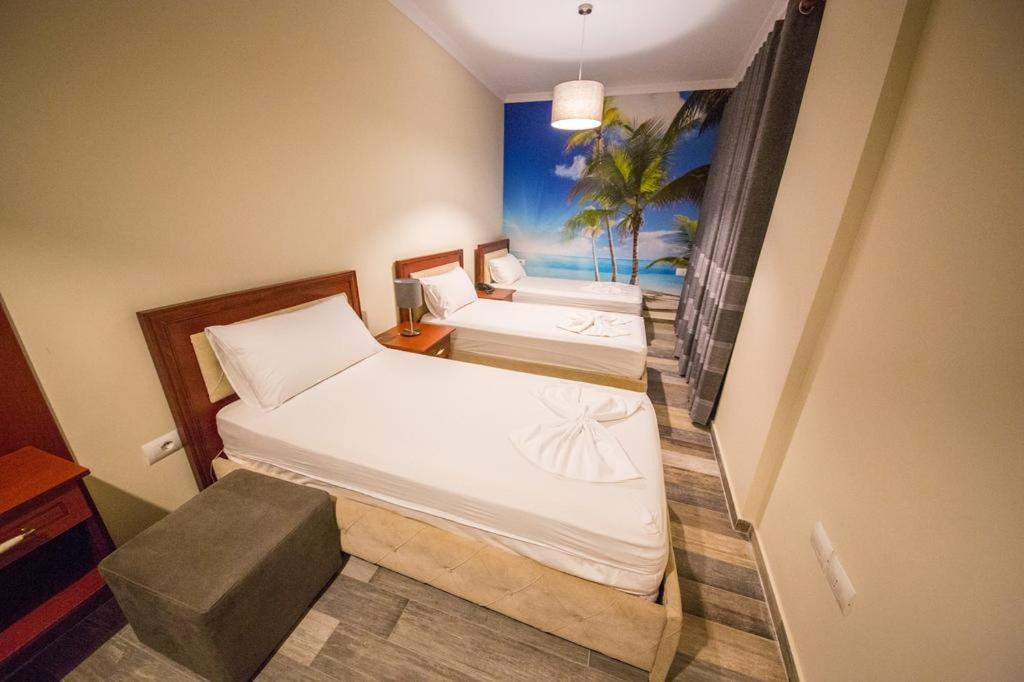Postel nebo postele na pokoji v ubytování Hotel Summer Stars