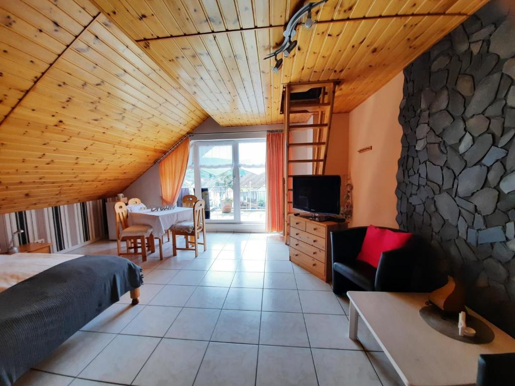 Posezení v ubytování Gästehaus Moselblick