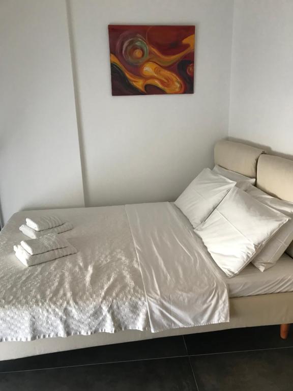 Postel nebo postele na pokoji v ubytování Apartment Michail