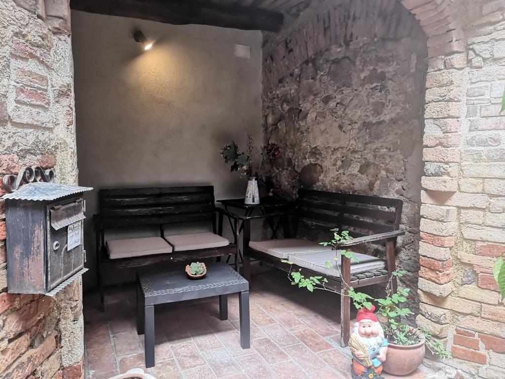 Posezení v ubytování Antico Borgo di Torri