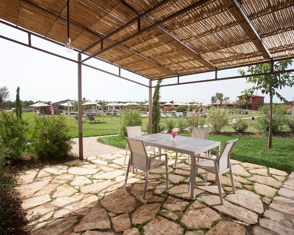 Vonkajšia záhrada v ubytovaní Podere Maremma Spa & Ristorante