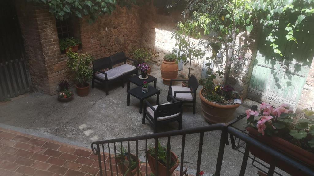 Balkón nebo terasa v ubytování Antico Borgo di Torri