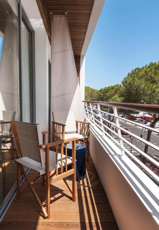 Balkón nebo terasa v ubytování Boutique Hotel Miramar
