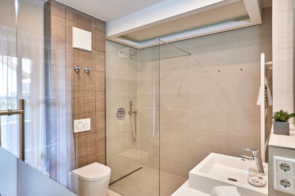 Koupelna v ubytování Hotel Alter Wirth