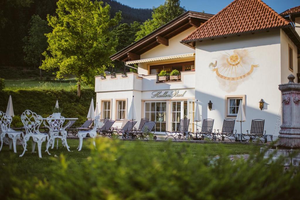 Vonkajšia záhrada v ubytovaní Landhaus Ager