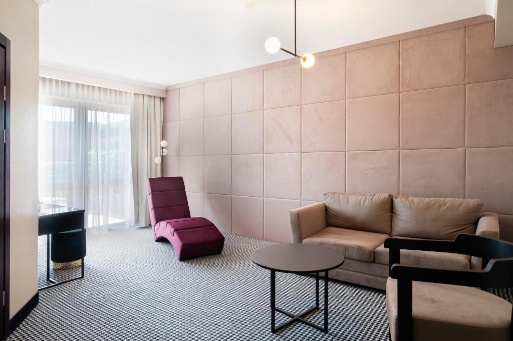 Posezení v ubytování Hotel Leda Spa - Adults Only