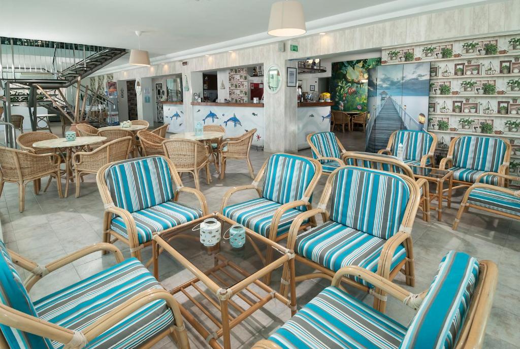 Posezení v ubytování Hotel International direttamente sulla Sabbia