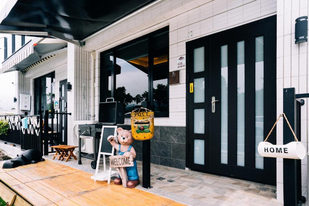 Balkón nebo terasa v ubytování 雨禾田