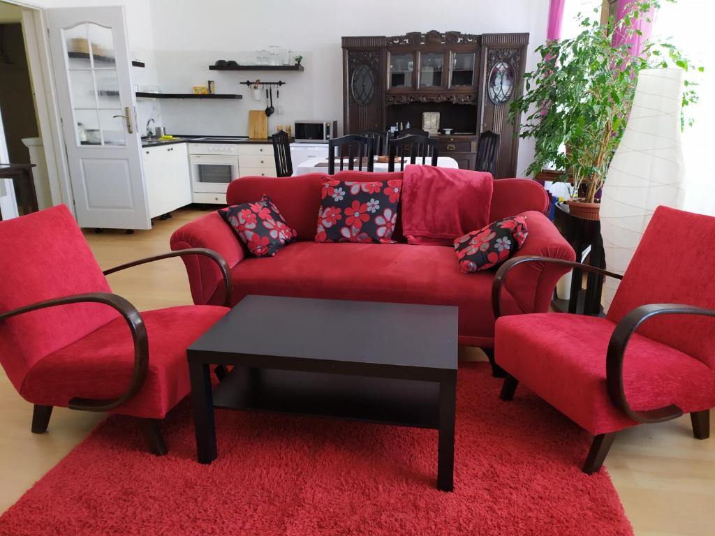 Posezení v ubytování Apartmány Šitavanc