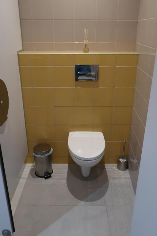 Kúpeľňa v ubytovaní Kapsułowo Noclegi