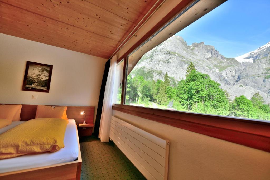 Nespecifikovaný výhled na hory nebo výhled na hory při pohledu z hotelu