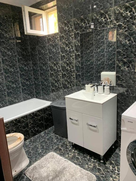 Kúpeľňa v ubytovaní Magic Vendégház
