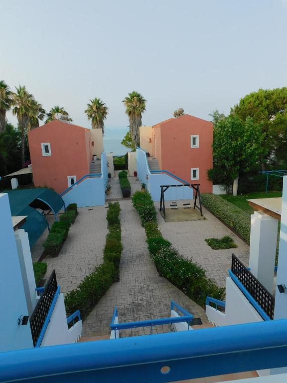 Budova, kde se aparthotel nachází