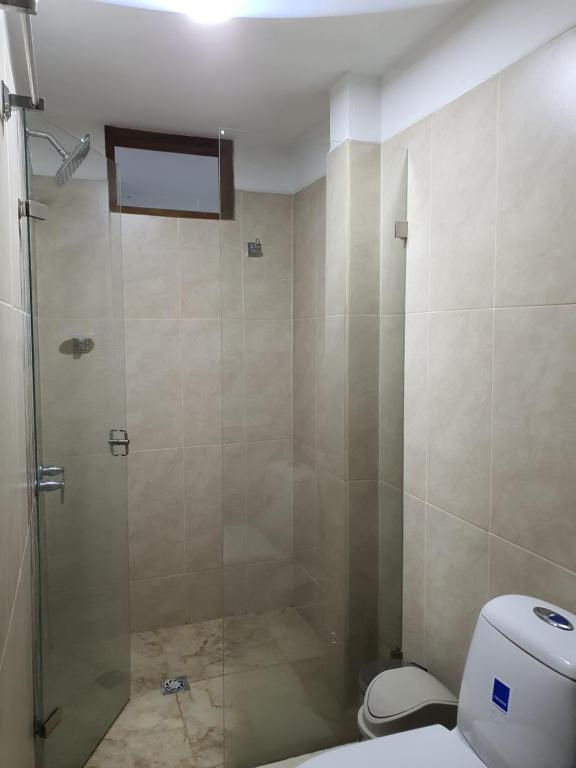 Koupelna v ubytování Villa del Socorro