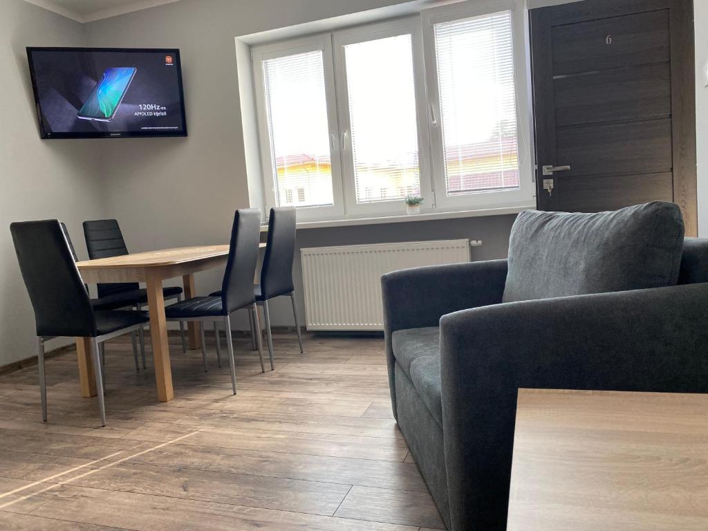 TV a/nebo společenská místnost v ubytování Apartmán Tereza