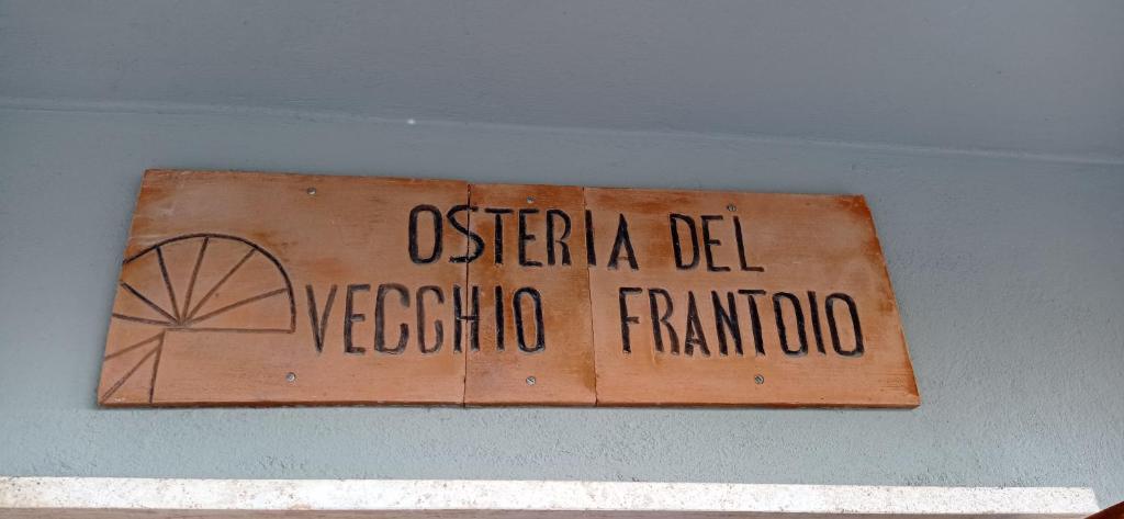 Certifikát, hodnocení, plakát nebo jiný dokument vystavený v ubytování Agriturismo Vecchio Frantoio