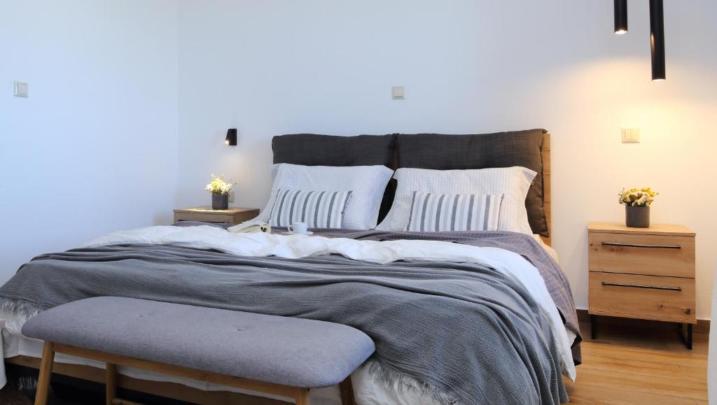 Postel nebo postele na pokoji v ubytování Georgia Villas
