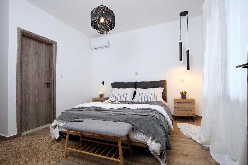 Postel nebo postele na pokoji v ubytování Georgia Villas
