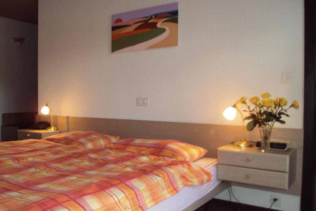 Letto o letti in una camera di Auberge Restaurant Couronne