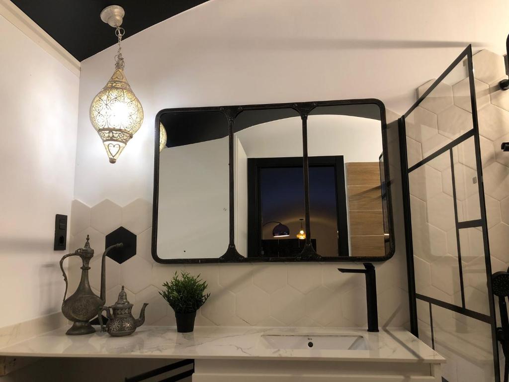 Koupelna v ubytování Vagón Orient Express - Housevanlive