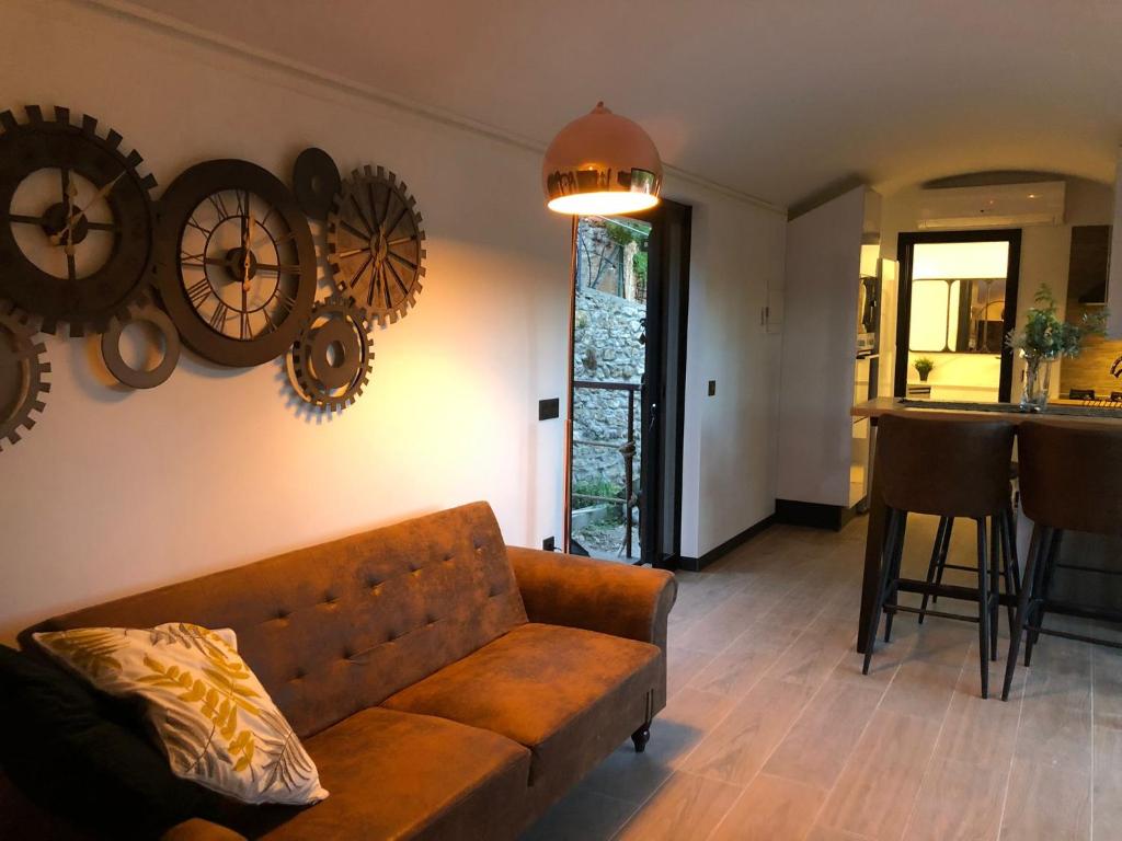 Posezení v ubytování Vagón Orient Express - Housevanlive