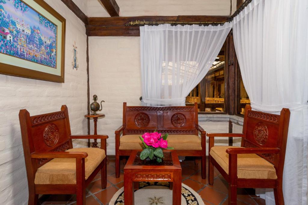 Posezení v ubytování Samari Spa Resort