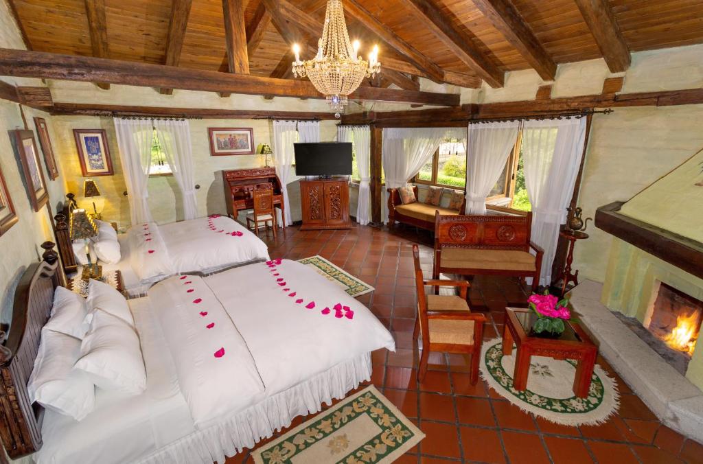 Postel nebo postele na pokoji v ubytování Samari Spa Resort