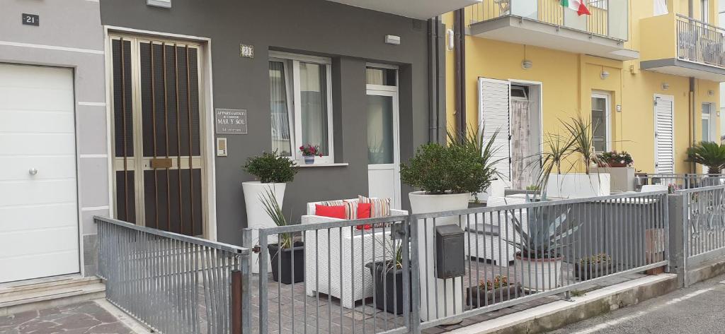Balkón nebo terasa v ubytování Camere e attico al mare