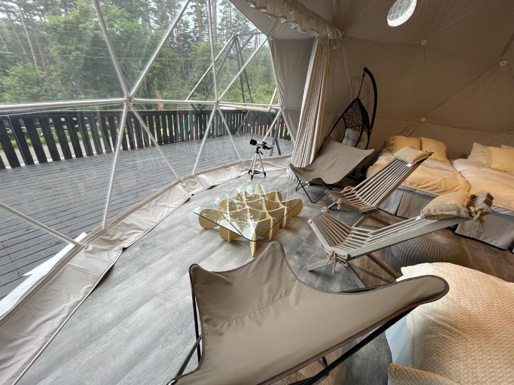 Setusvæði á TOCORO. Mt.Fuji CAMP&GLAMPING