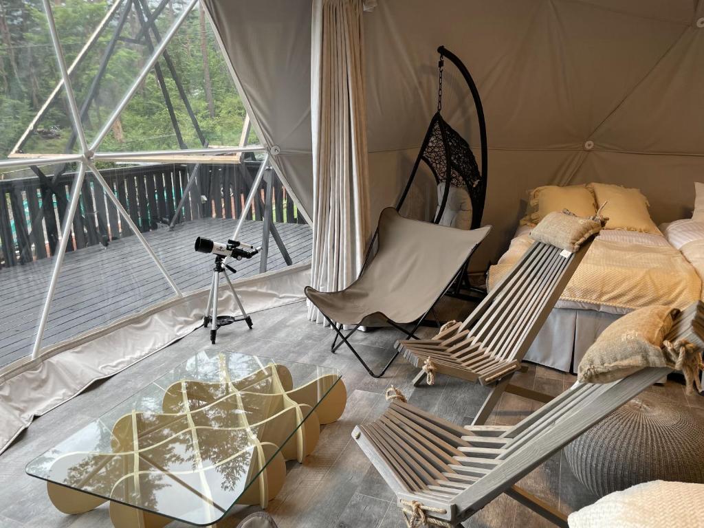 Setusvæði á TOCORO. Mt.Fuji CAMP&GLAMPING