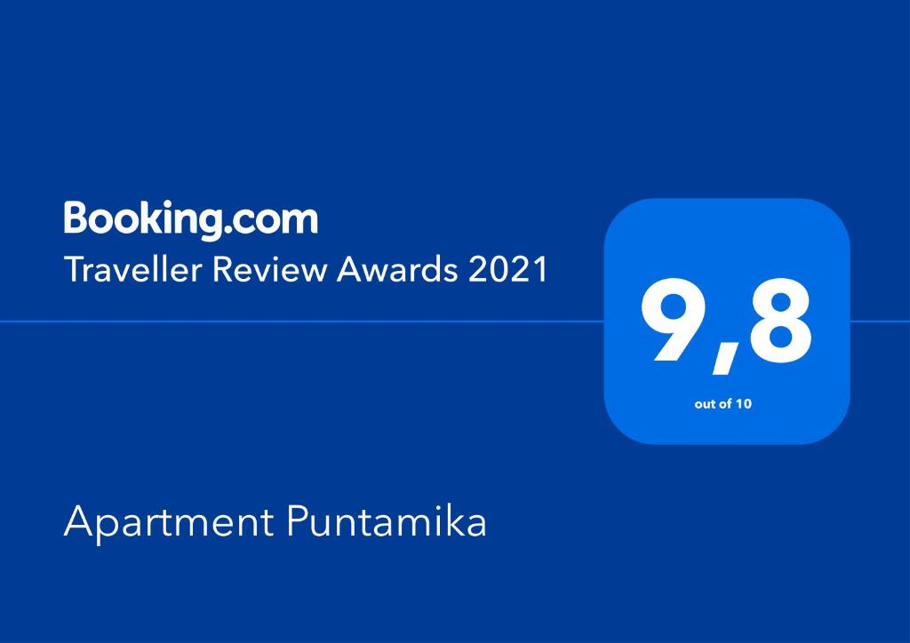 Certifikát, ocenenie alebo iný dokument vystavený v ubytovaní Apartment Puntamika