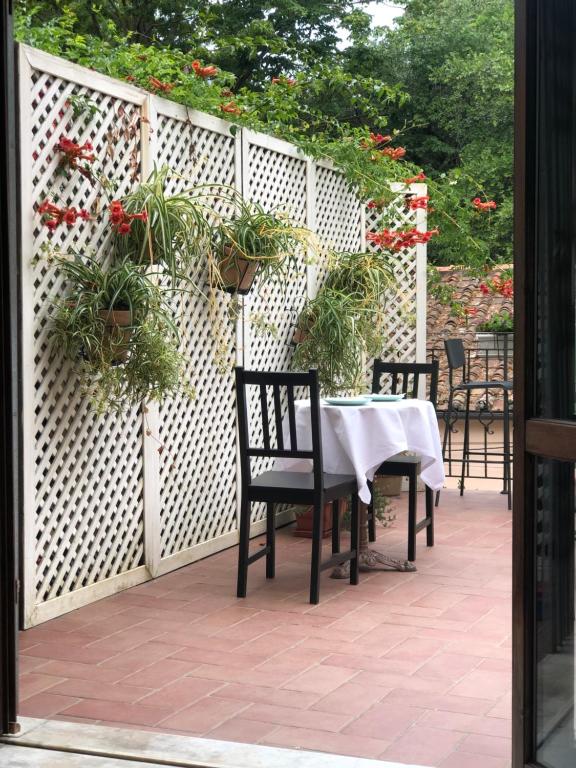 Patio nebo venkovní prostory v ubytování Hotel Francesco